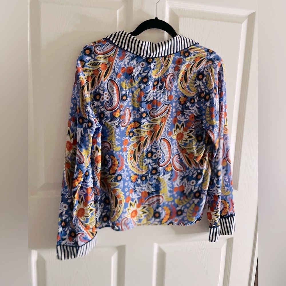 Anthropologie Forest Fable Pajama Top - Picture 4 of 4
